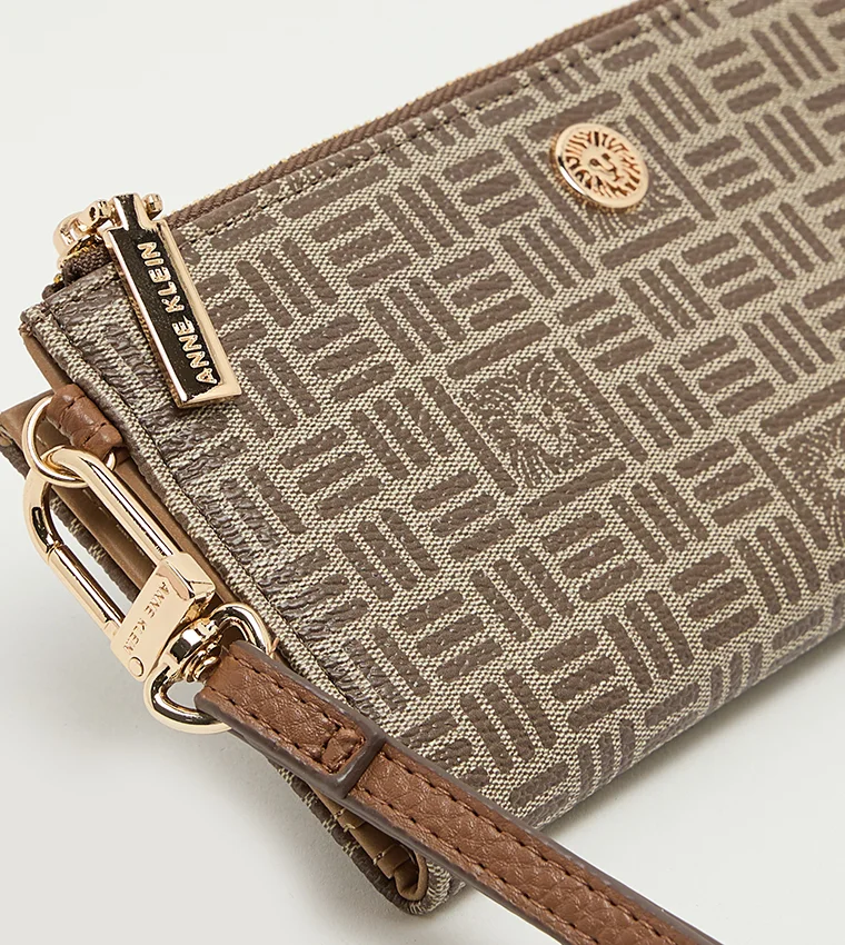 ANNE KLEIN  Anne Klein Patterned Zippered Bi-fold Wallet for Women | Best Price UAE